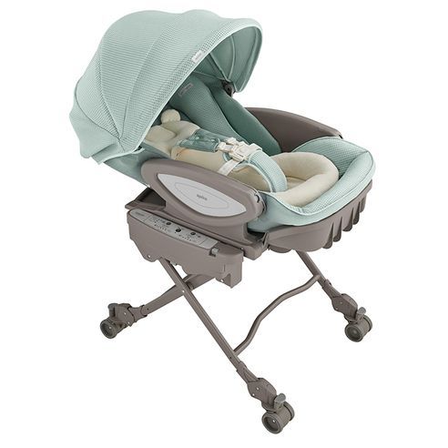 ユラリズム オート AC ピスタチオグリーン 電動 ハイローチェア Aprica アップリカ