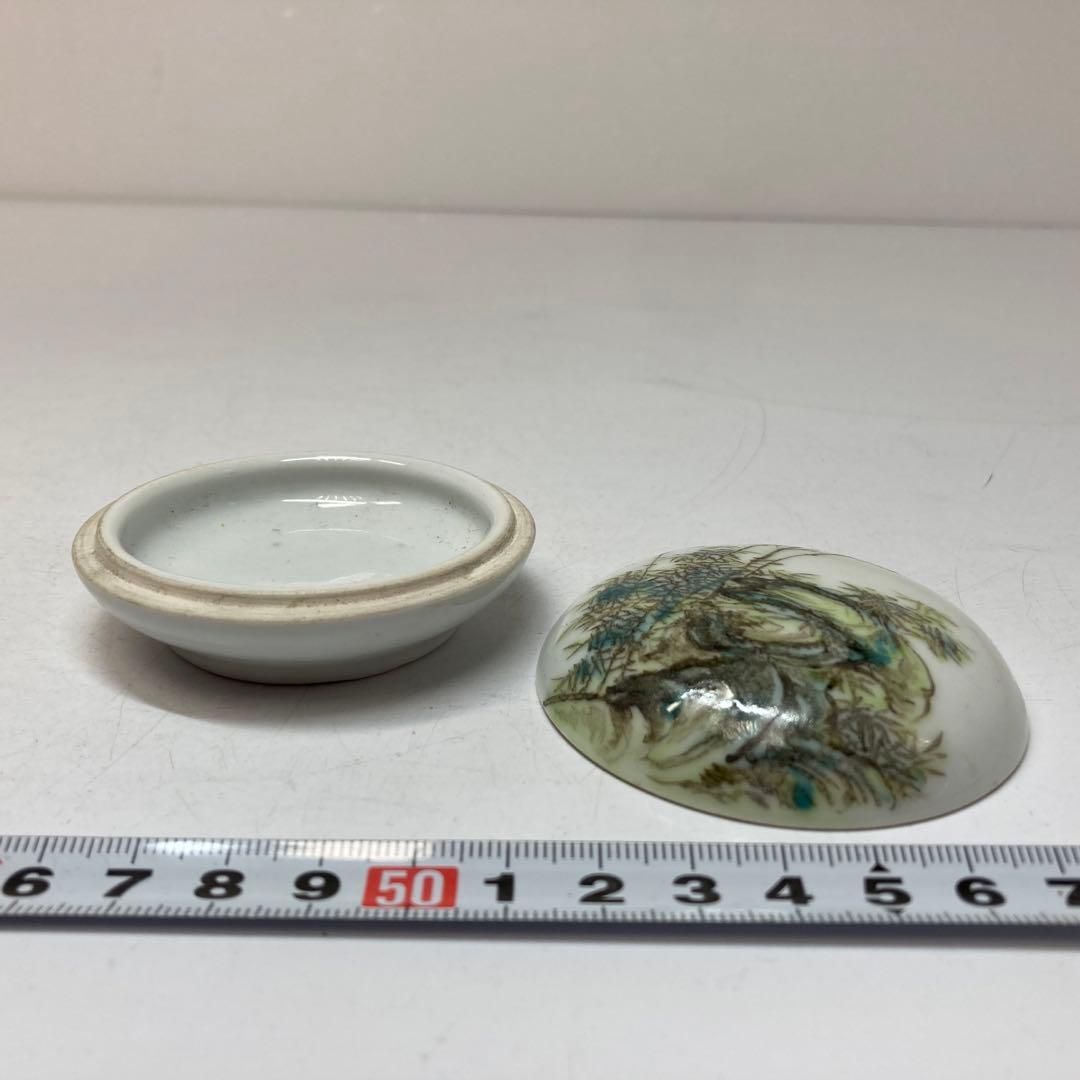中国古玩　粉彩　香合A   6.8㎝　東さ6-0208③ 中国古玩 粉彩 香合A 6.8㎝ 東さ6-0208③ - メルカリ
