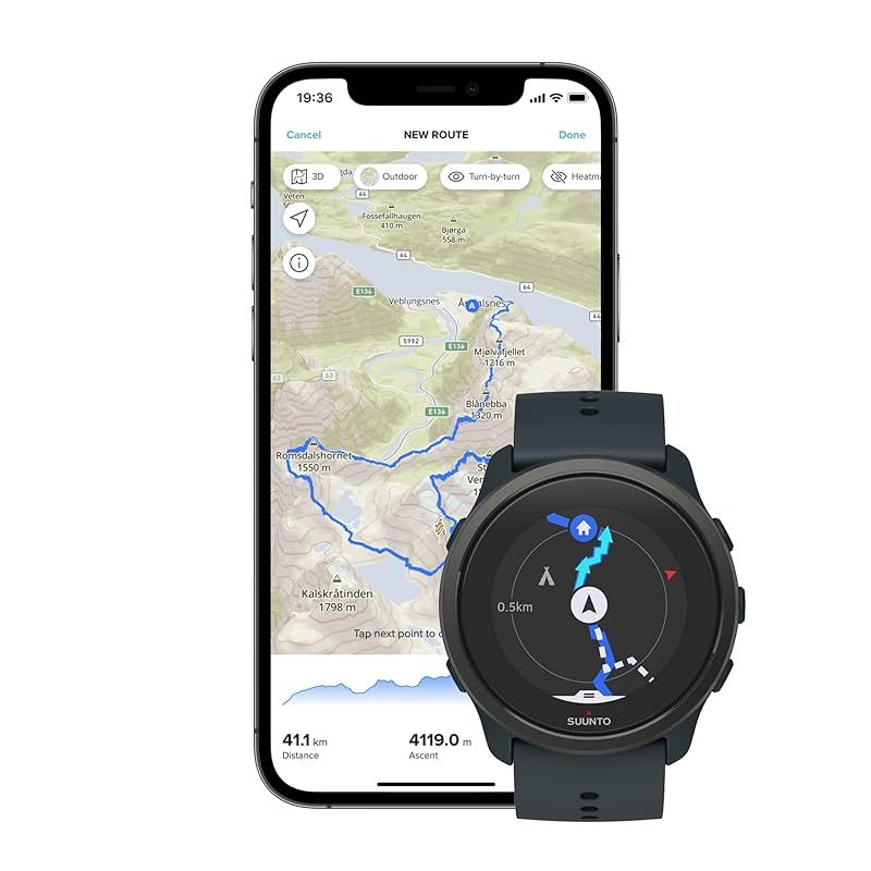 スント(SUUNTO) スント ファイブ ピーク(SUUNTO 5 PEAK) CAVE GREEN 軽量 GPS スマートウォッチ スポーツウォッチ  ランニング 健康管理 アウトドア 1 - メルカリ