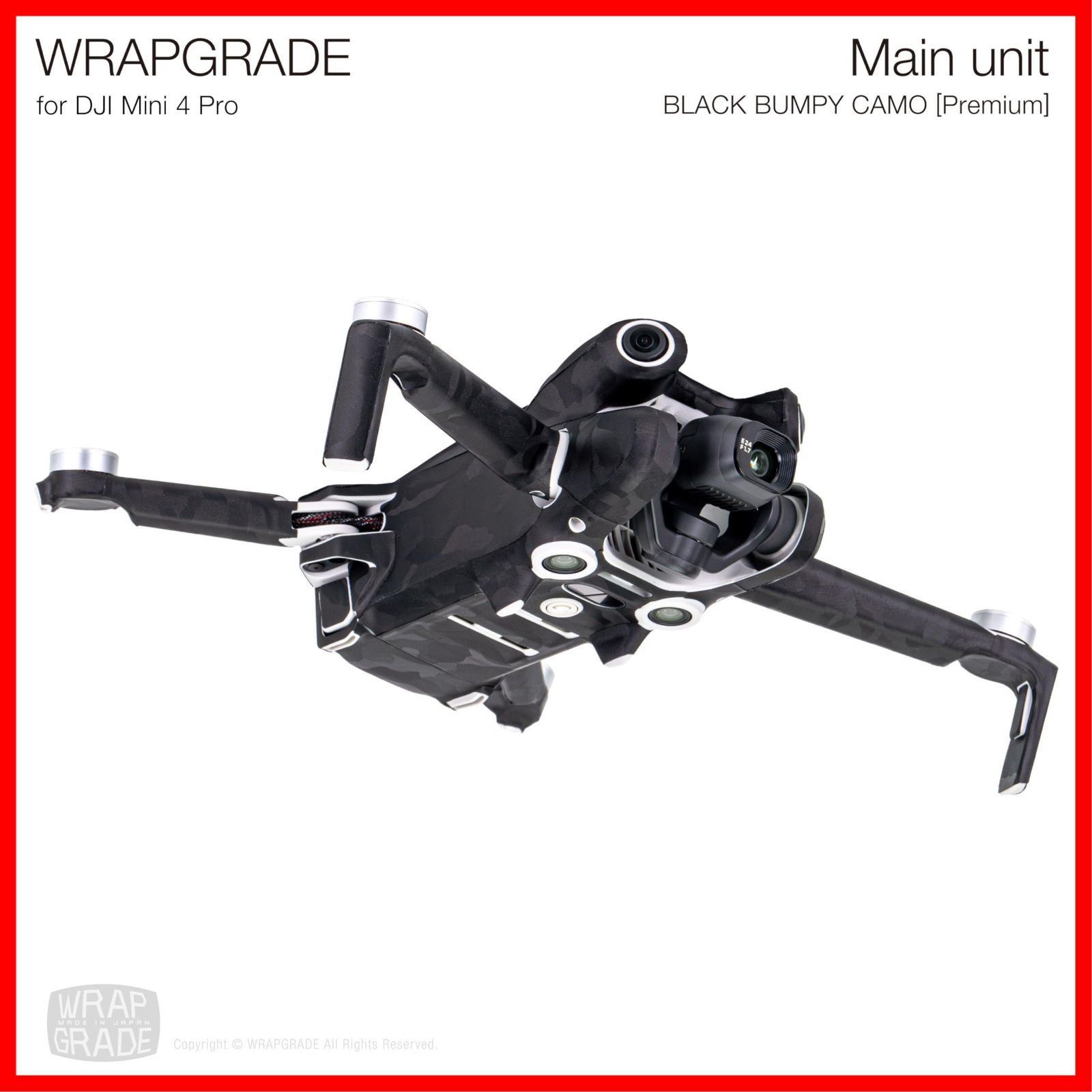 特価商品】WRAPGRADE for DJI Mini 4 Pro 本体用 スキンシール