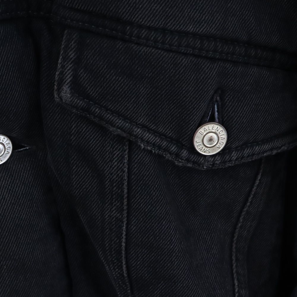 バレンシアガ　オーバーサイズ パデッドデニムジャケット 22AW BALENCIAGA】オーバーサイズ デニムジャケット (BALENCIAGA