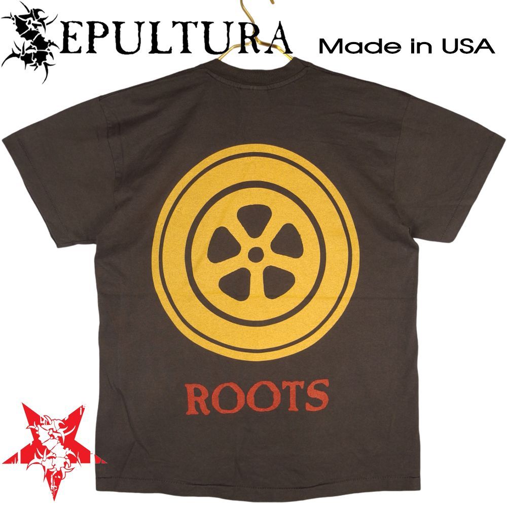 163 SEPULTURA セパルトゥラ Tシャツ 美品 チャコール Lサイズ 