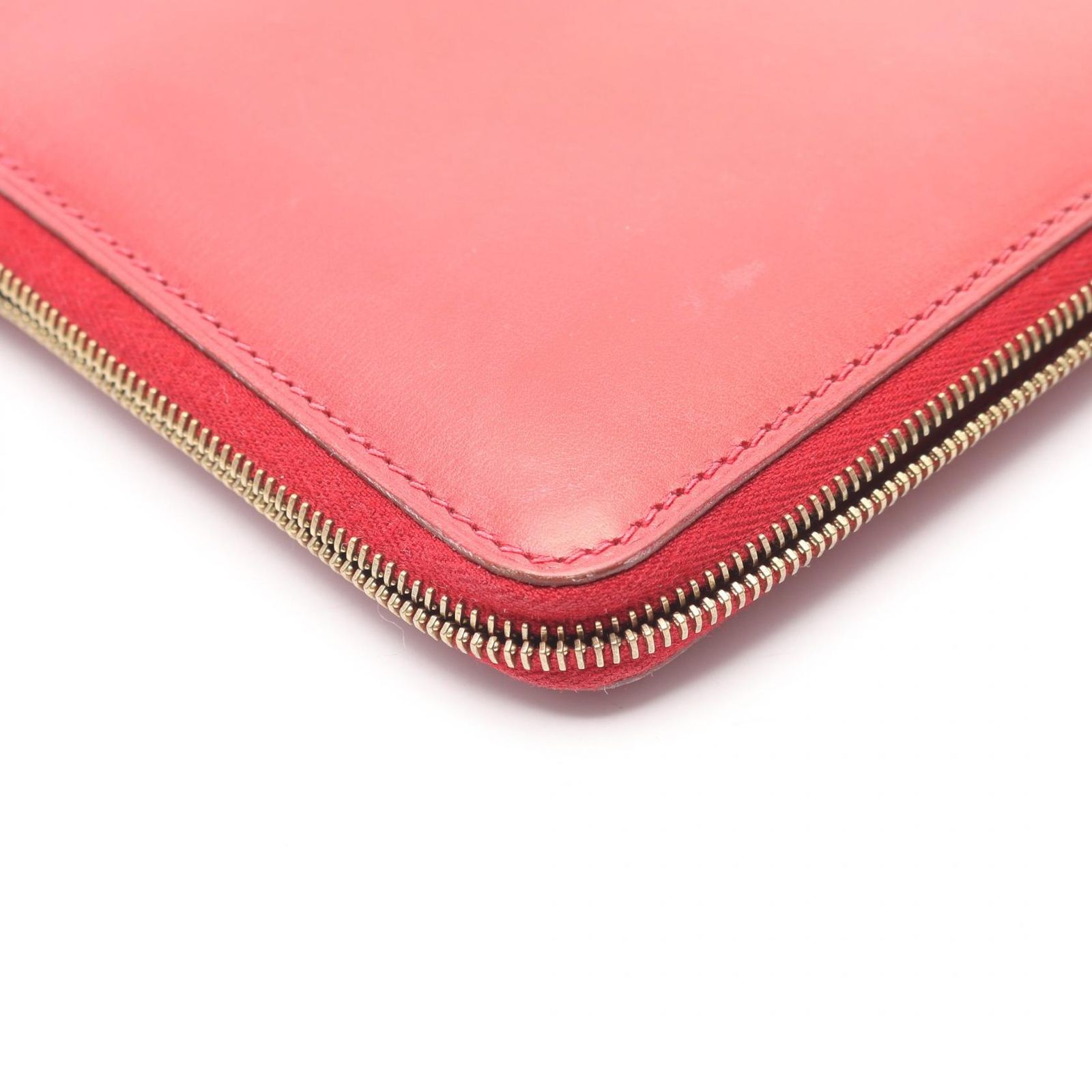 エルメス HERMES ラウンド長財布 チャーリー トラベルケース ルージュ  