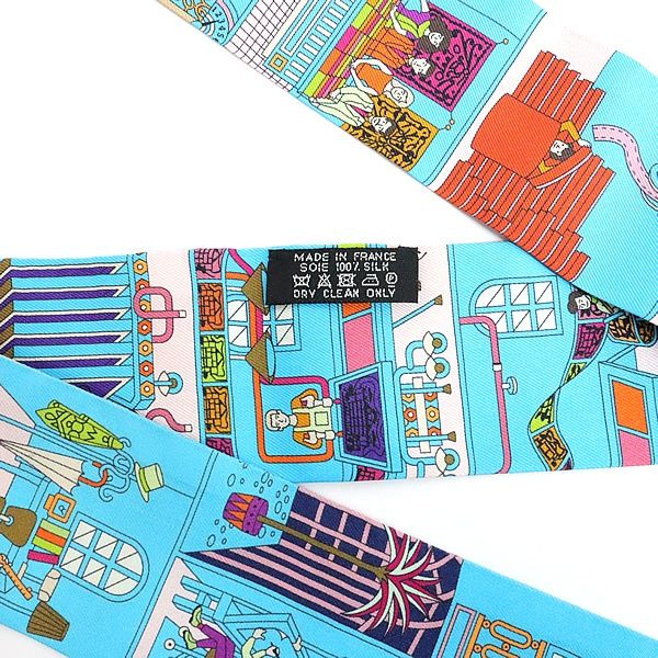 広尾店】エルメス HERMES ツイリー La Maison des Carres メゾンデ  