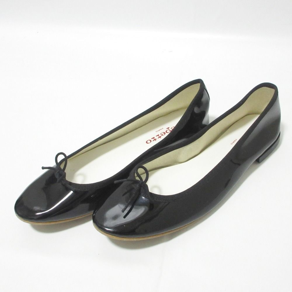 美品 Repetto レペット エナメル バレエシューズ フラットパンプス