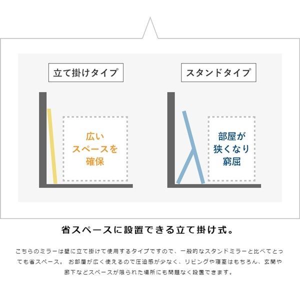 ヴィンテージスタンドミラー AR