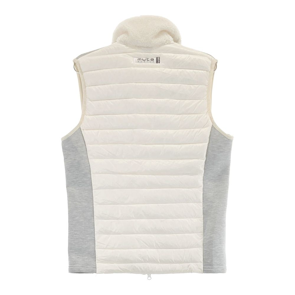 サイズ 5 MUTA MARINE ムータマリン ボア ダウンベスト ホワイト系 240101393851 ゴルフウェア メンズ ストスト