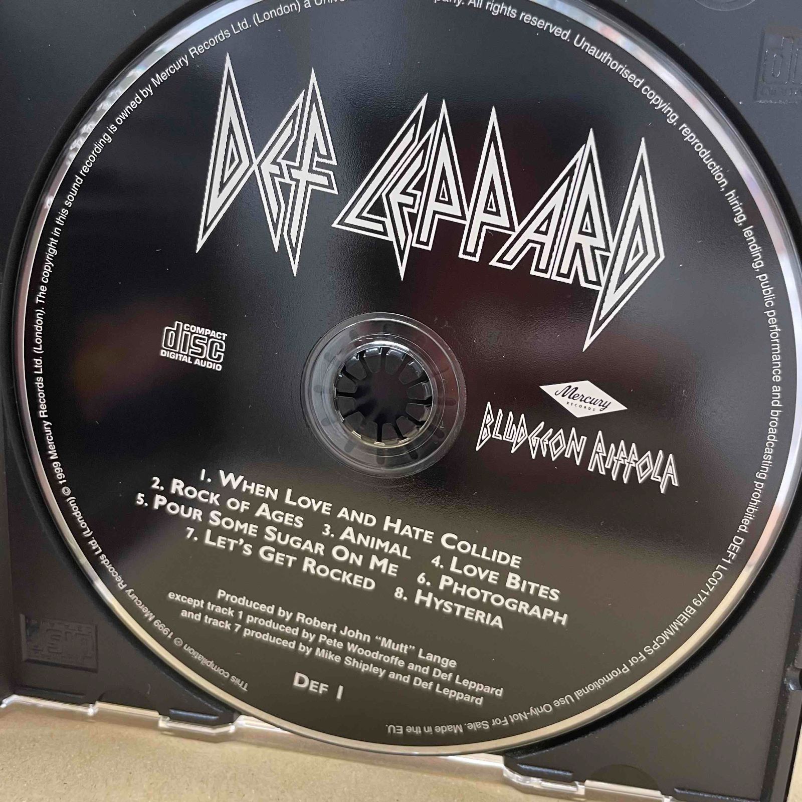 DEF LEPPARD プロモ用非売品ベスト盤 輸入中古CD - メルカリ