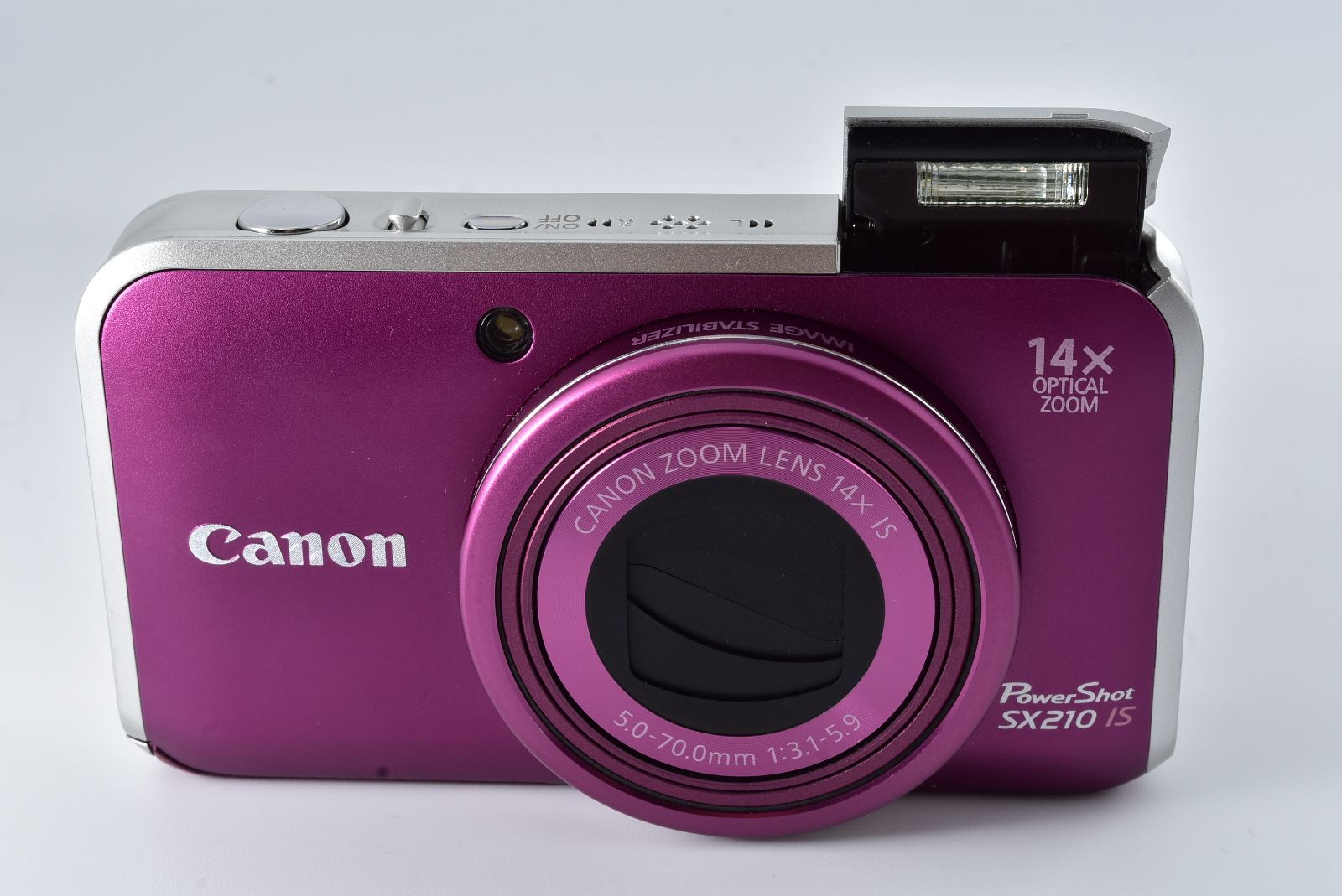 Canon PowerShot SX210 IS パープル 美品 動作品 Canon PowerShot