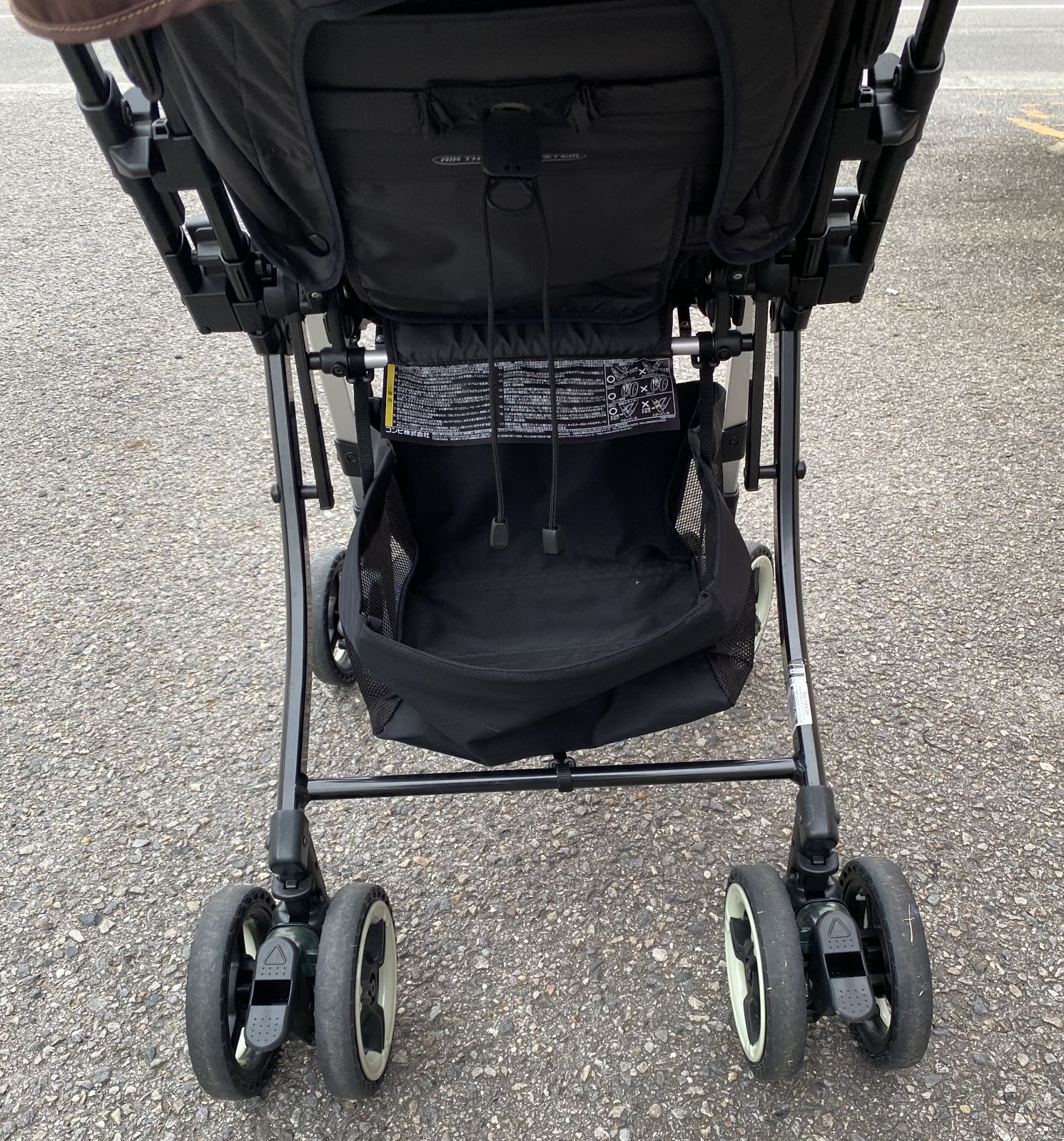 モノ市場 東海店　Combi　コンビ　ベビーカー　ディアクラッセ　オート4キャス　エッグショック500　ブラック A型ベビーカー ホワイトレーベル ディアクラッセ オート4キャス エッグ