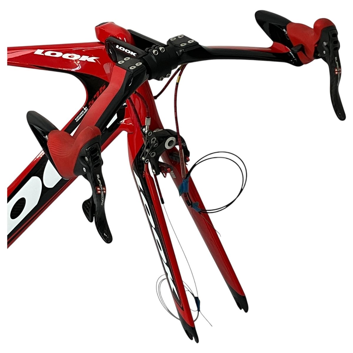 LOOK 596 2009年 TTバイク フレーム Fibula ブレーキセット付 ジャンク