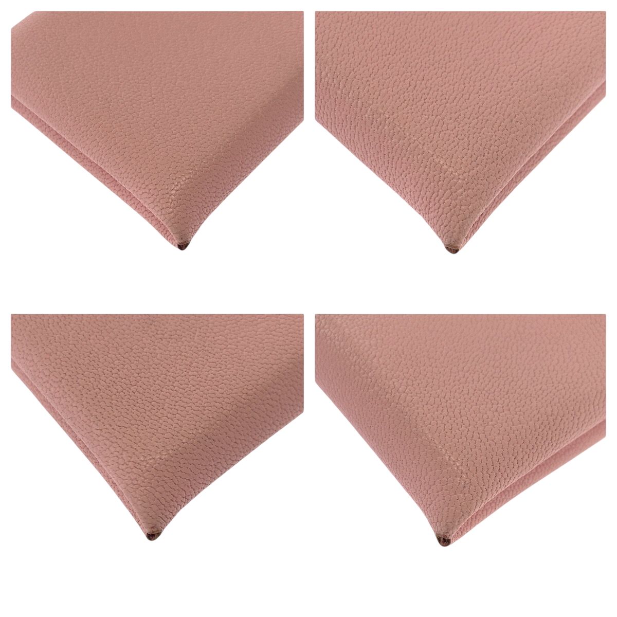 美品 HERMES エルメス カルヴィ ローズサクラ ピンク シルバー金具  