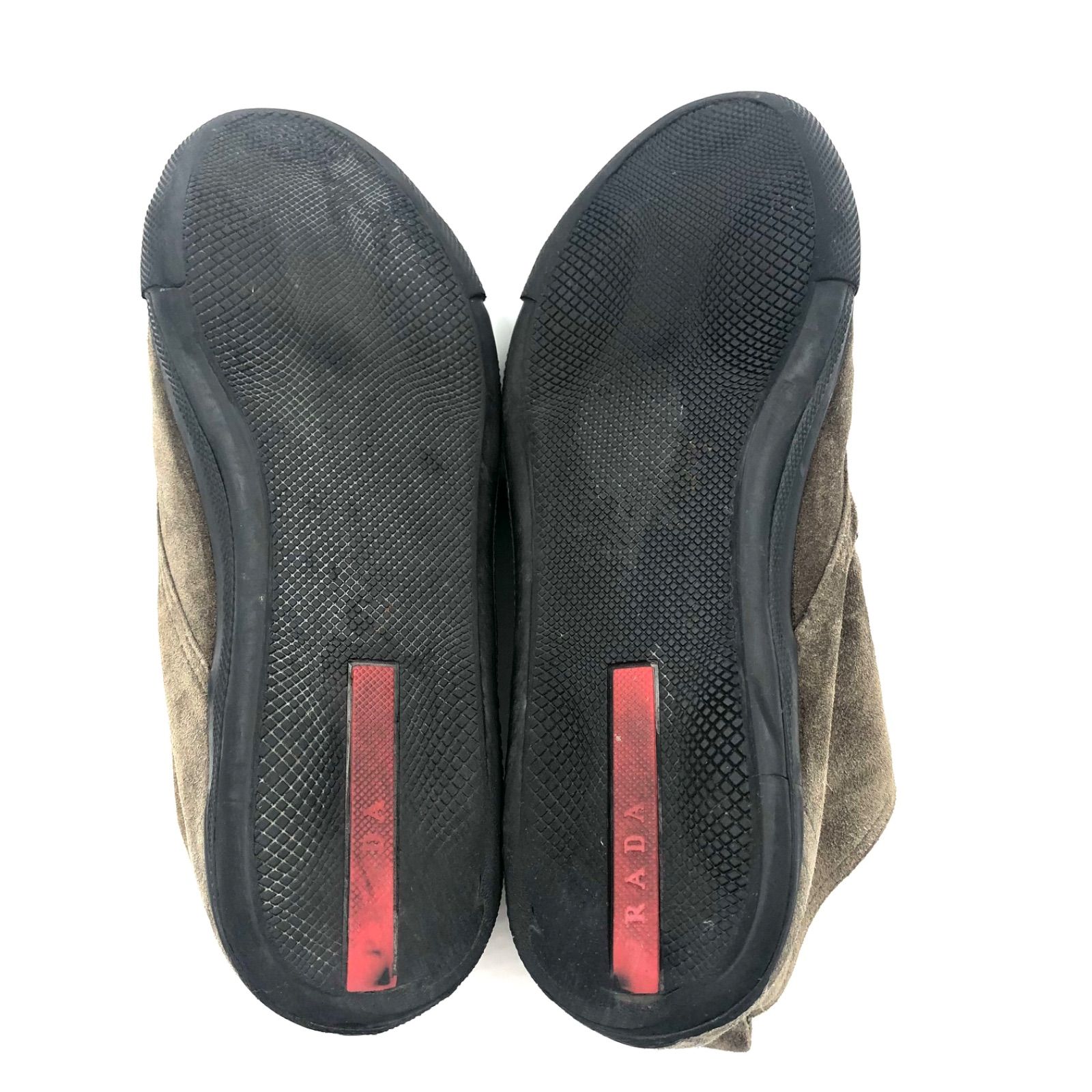 PRADA SPORT プラダスポーツ チャッカブーツ レザー ブラウン 【公式通販】