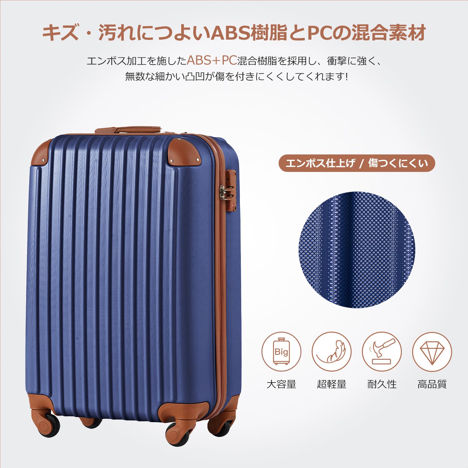 Mサイズ スーツケース キャリーバッグ キャリーケース 超軽量 TSAロック搭載 4日-7日 中型 i250325-330