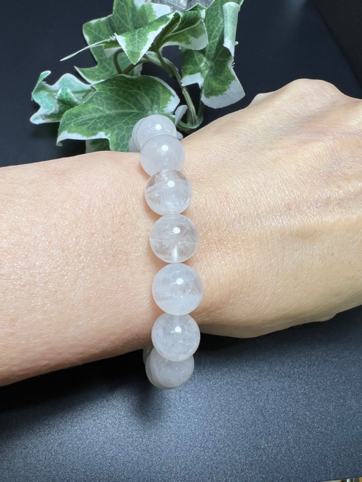 アゼツライトブレスレット10.5 mm天然石 パワーストン キラ