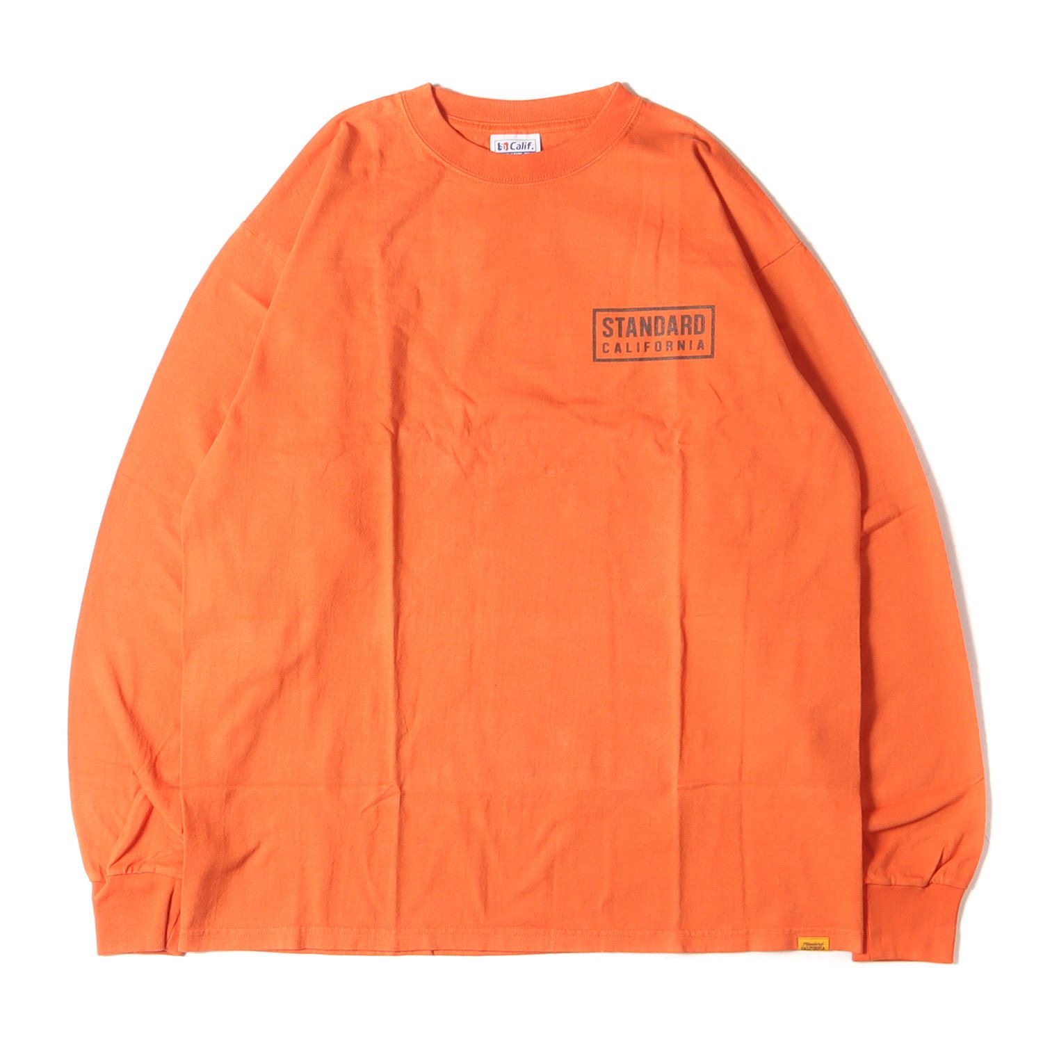 スタンダードカリフォルニア ロンT シャツ オレンジ L