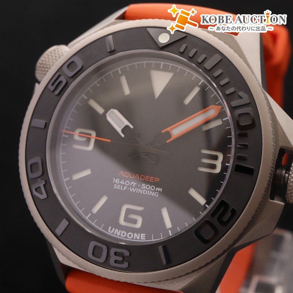 UNDONE / Basecamp ネイビー×ゴールド 美品 自動巻き Basecamp Classic