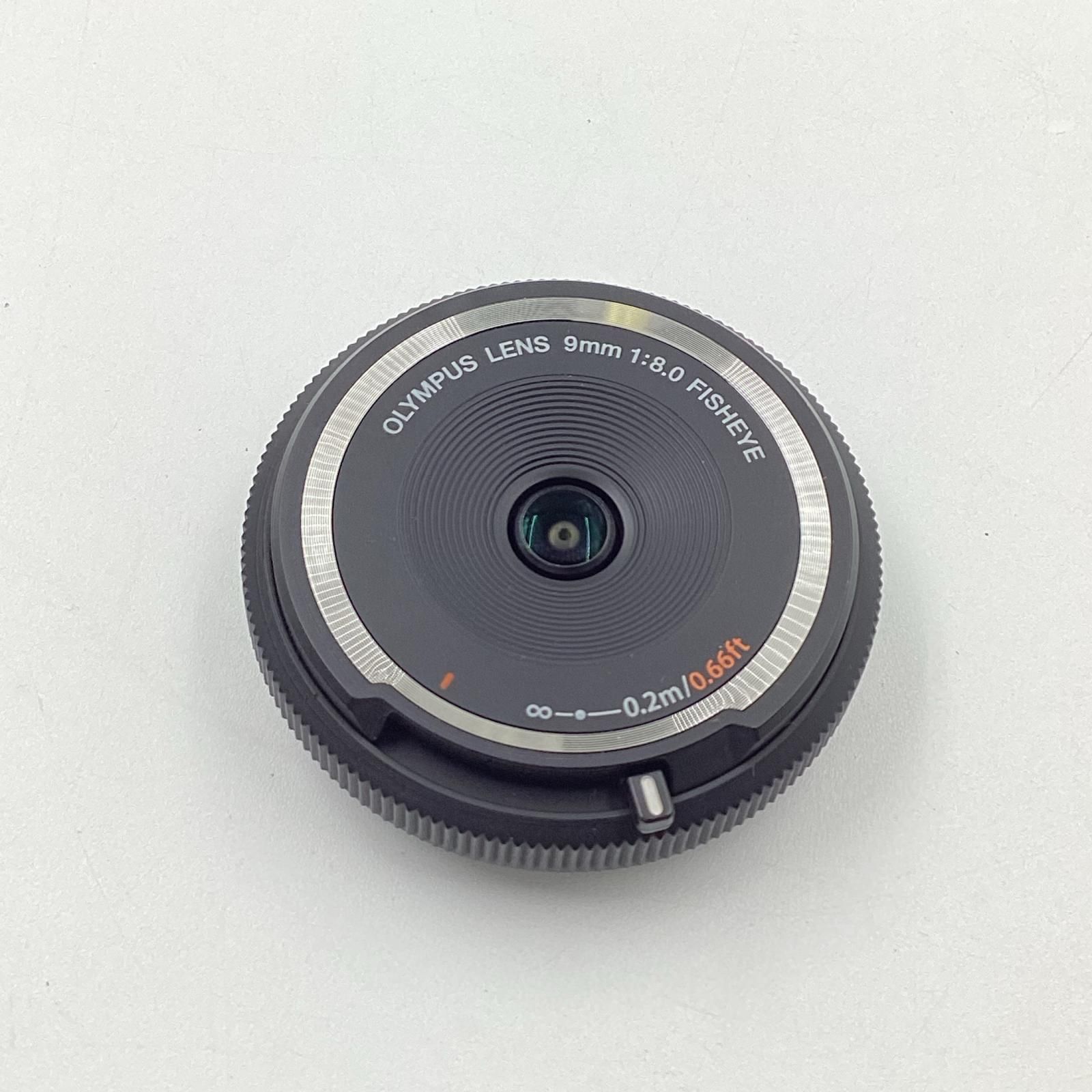 メルカリ内最安OLYMPUS BCL-0980 Fisheye レンズ　新品同様 OLYMPUS フィッシュアイボディーキャップレンズ BCL-0980