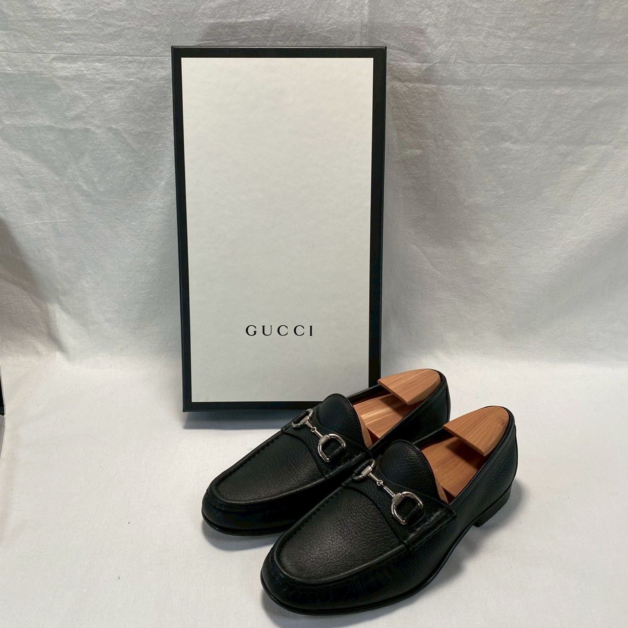 専用【美品】GUCCI ブラックレザー ローファー GUCCI ブラックレザー ローファー