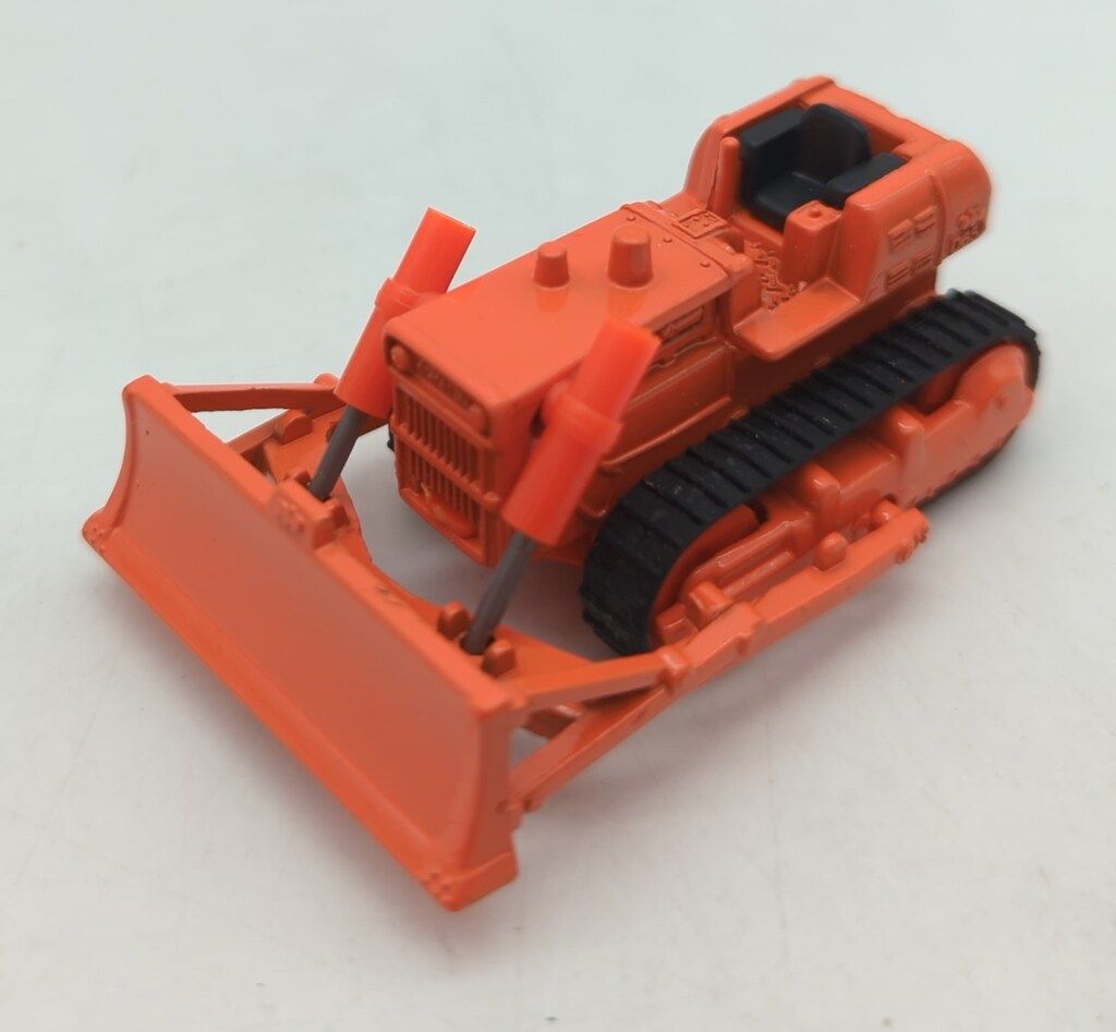 トミー トミカ赤箱日本製 コマツブルドーザ D65A オレンジ 70-1