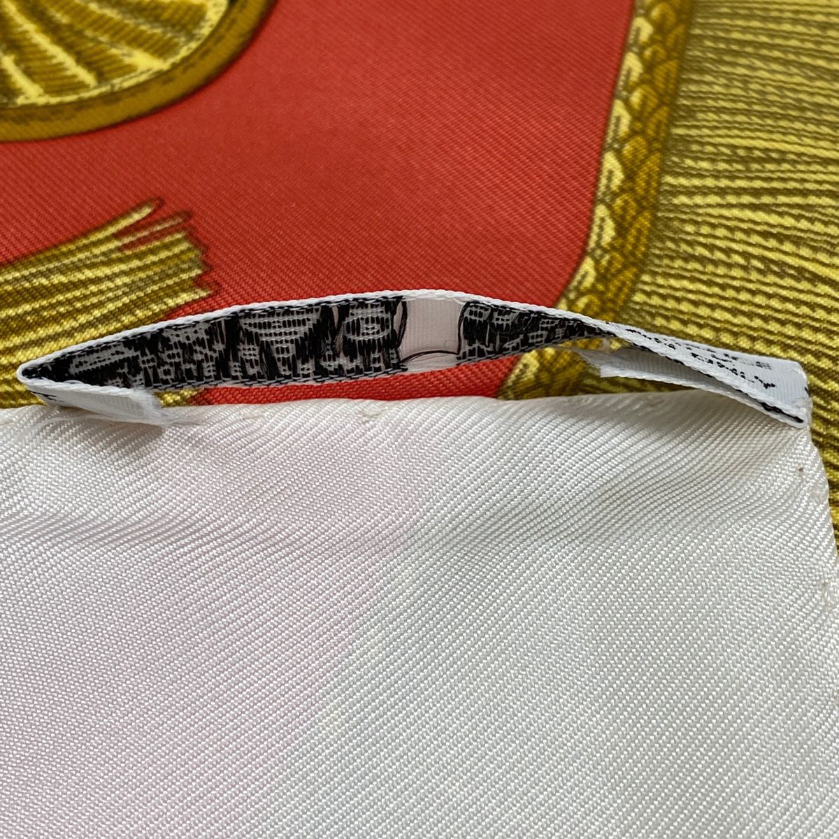 ＨＥＲＭＥＳ　カーディガン ”Poste et cavalerie” サーベル飾り袋　ブラック×ホワイト　40　A1【中古】 HERMES カーディガン ”Poste et cavalerie” サーベル飾り
