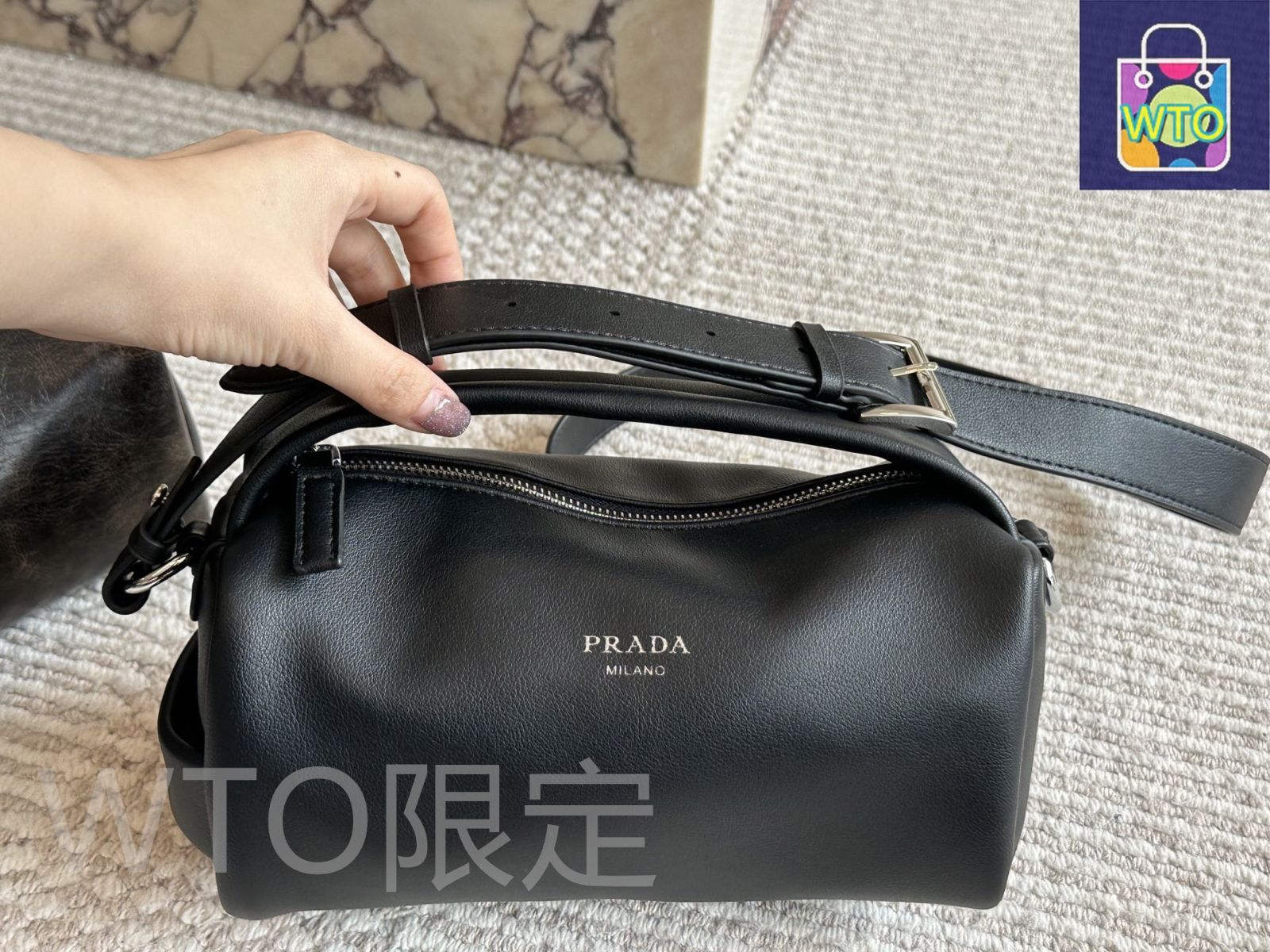 7月7日23:59まで限定大幅お値下げ【PRADA】ブラックナイロントートバッグ 楽天市場】プラダ PRADA トートバッグ トートバッグ バッグ