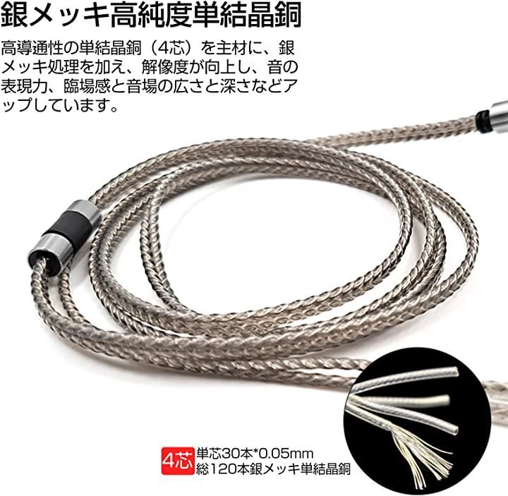 3APLUS 互換品 SE846等イヤホンに互換性がある plus25 リ