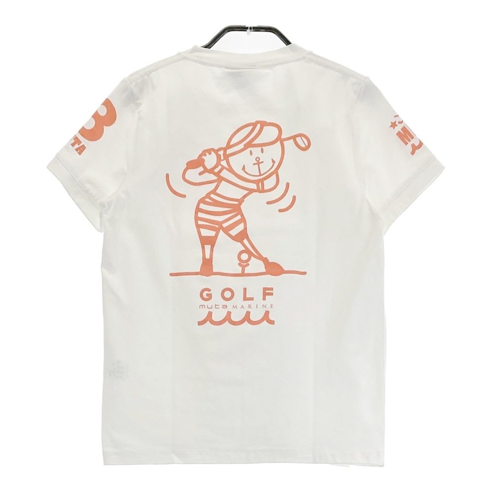 muta marine ムータマリンゴルフ　レディース シャツ　半袖トップス　0 サイズ：0 MUTA MARINE ムータマリン 半袖Tシャツ プリント