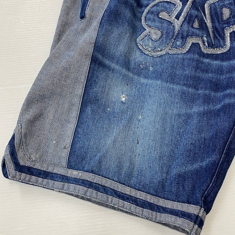SAPEur サプール ヴィンテージデニム ショートパンツ 中古品】 SAPEur サプール DENIM VINTAGE BASKET SHORTS デニム