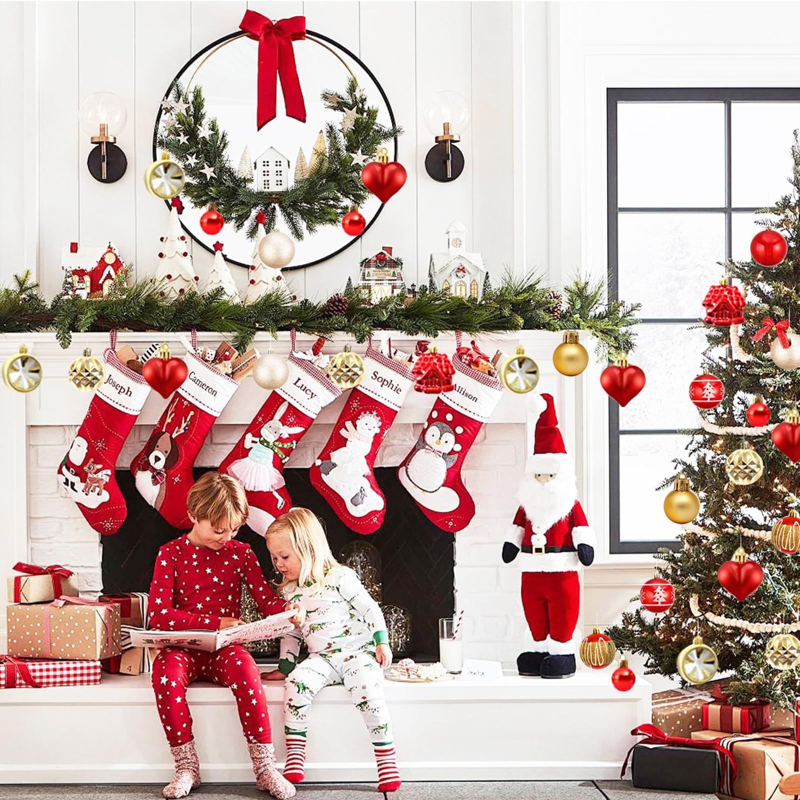 数量限定】豪華 42個入りクリスマス オーナメント ボール オーナメント  