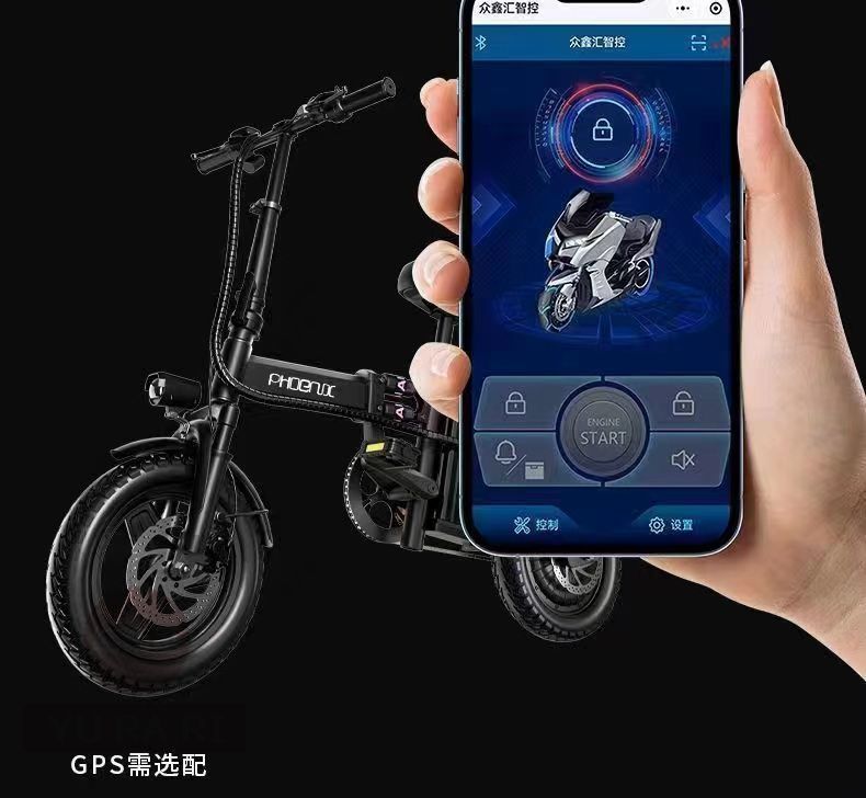 【新品未使用】電動自転車 フル電動/アシスト/ペダル 3人乗り　折り畳み式 最大時速25キロ 液晶モニター 軽量 ディスクブレ