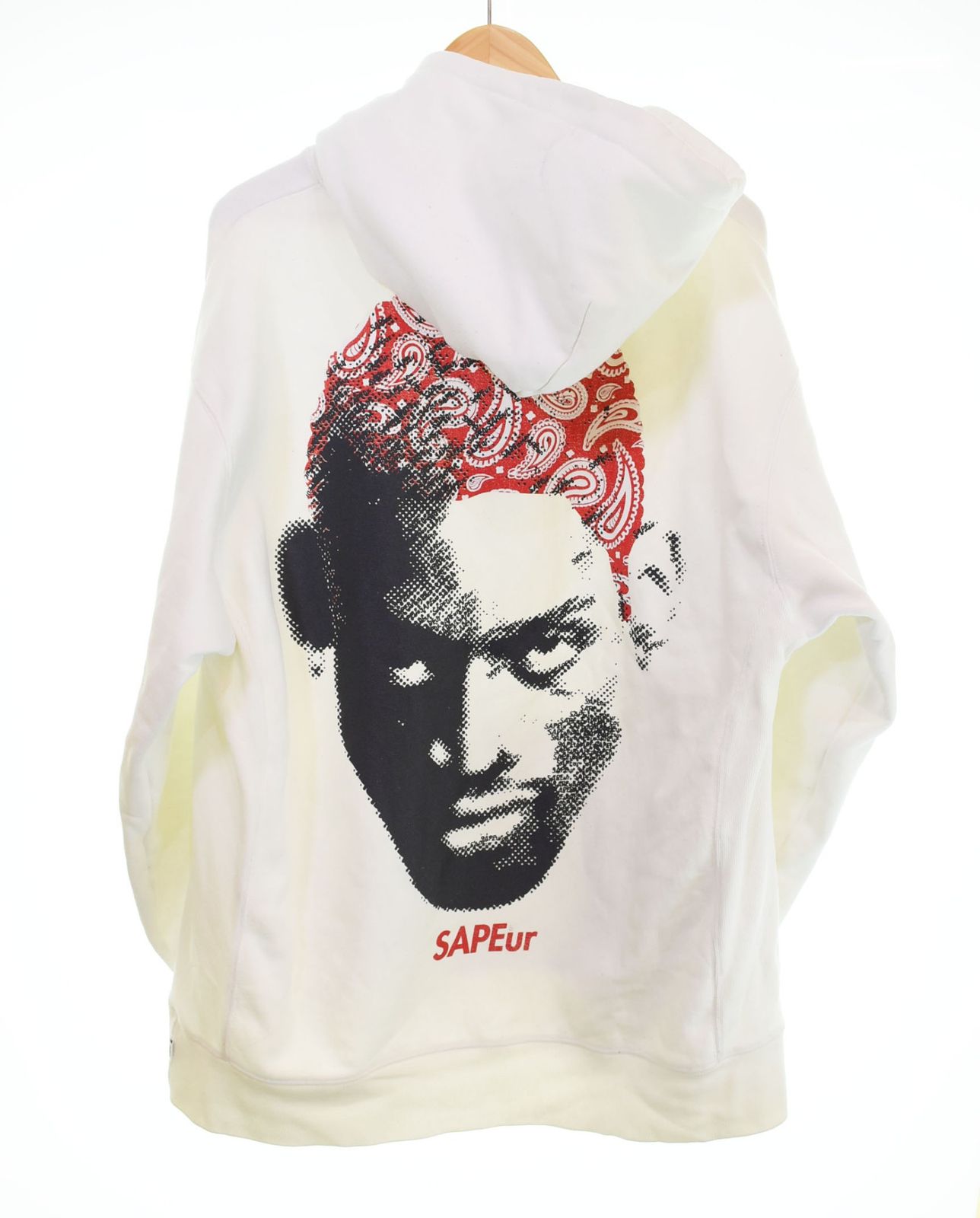 サプール SAPEur RED Paisley Head HOODIE レッド ペイズリー ヘッド 