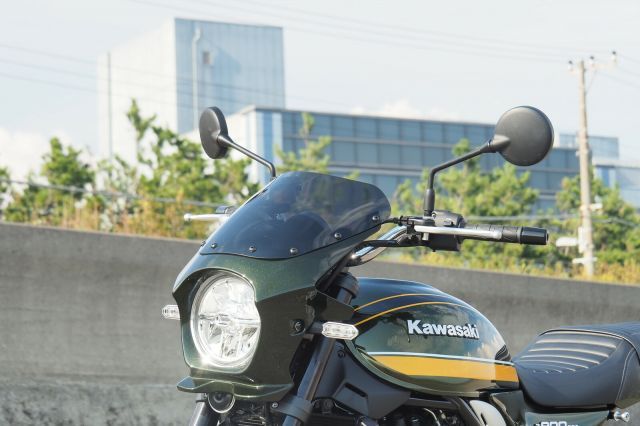 Z900RS用 ビキニカウル 純正色 国内塗装 キャンディーグリーン