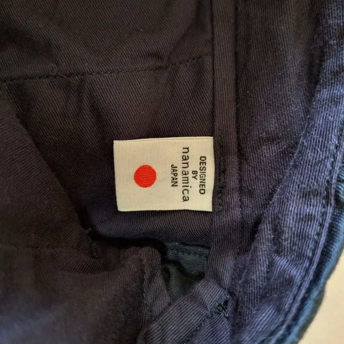 靴 ナナミカ ワイド チノ ネイビー