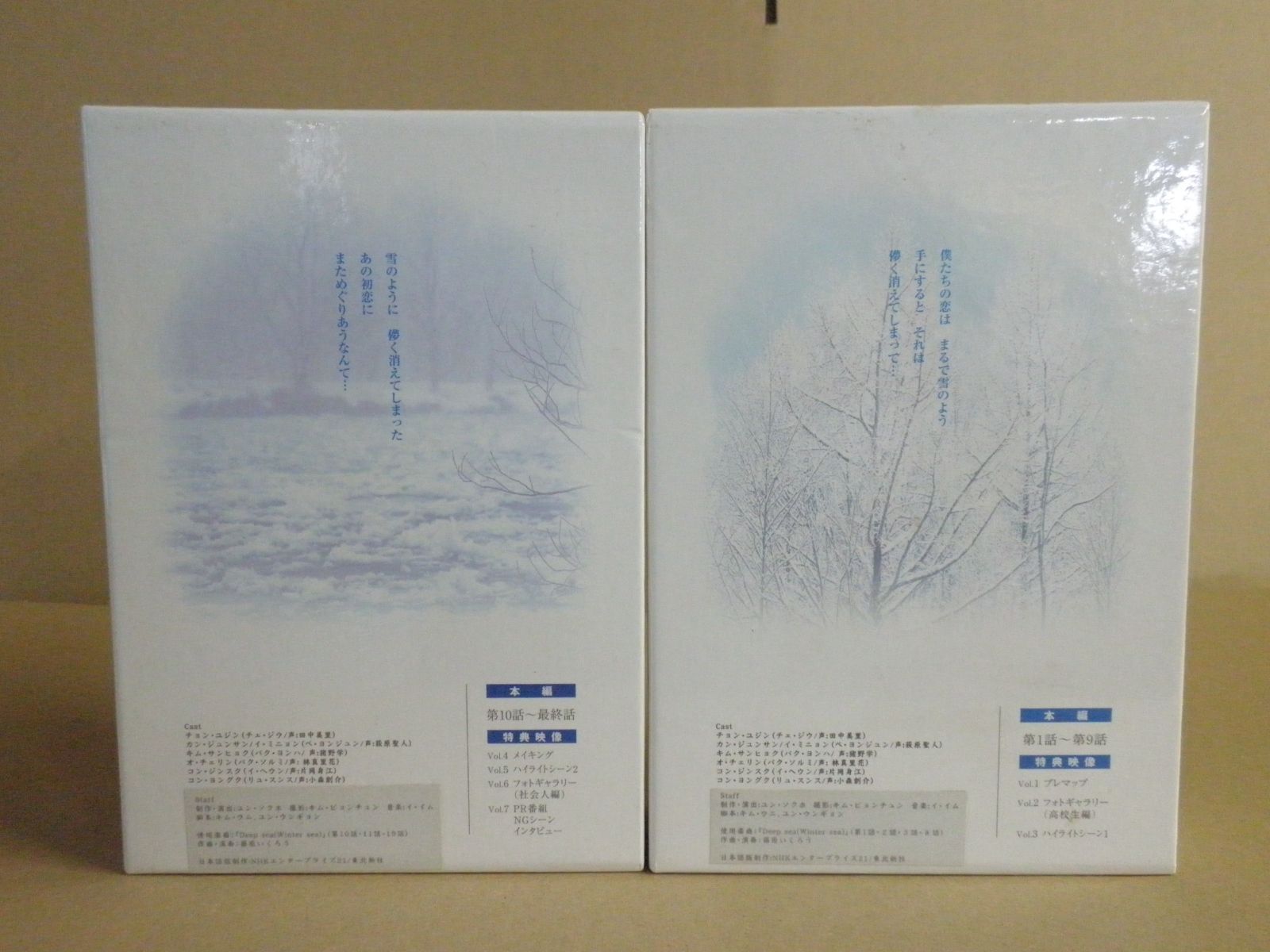 全7巻セット】冬のソナタ DVD-BOX 1/2 [初回生産限定版] - メルカリ