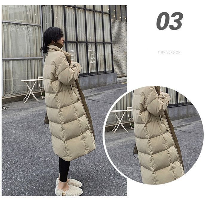 絶対欲しい 暖かい 高級感 ゆったり ロングコート 中綿入り スタンドカラー ベンチコート スタンドカラー ロングコート 中綿コート アウター