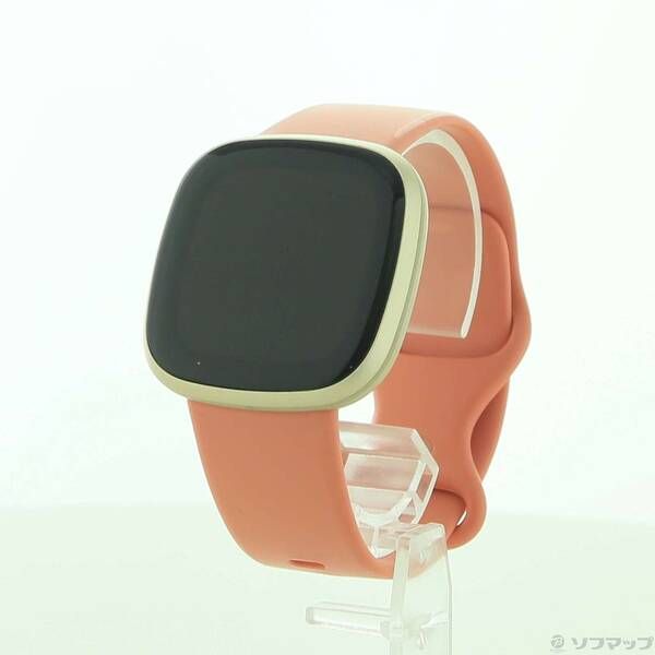 中古品〕 Fitbit Versa 3 FB511GLPK-FRCJK ピンククレイ/ソフト 中古品〕 Fitbit Versa 3 FB511GLPK-FRCJK ピンククレイ/ソフト