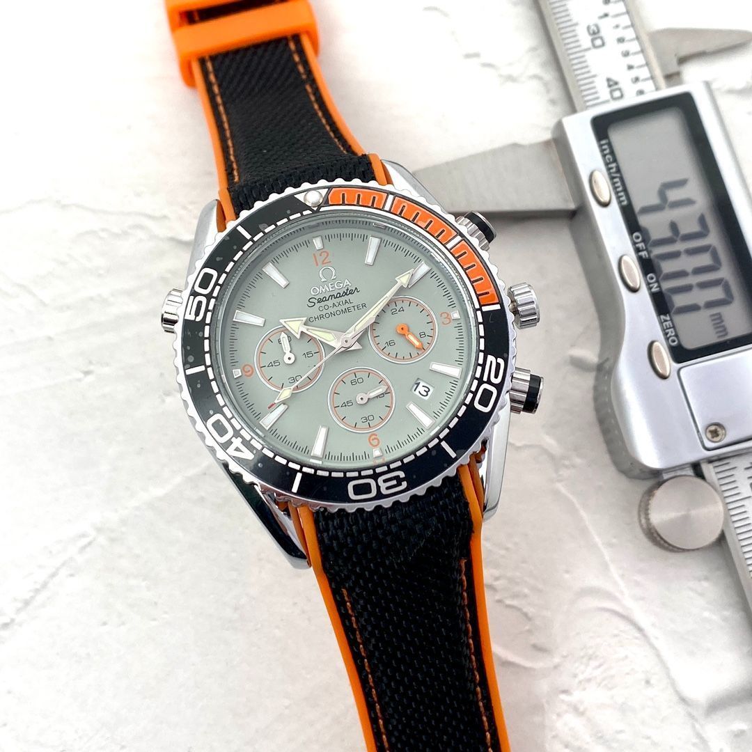 最新作】オメガ シーマスター メンズ腕時計 40mm｜六針クオーツ