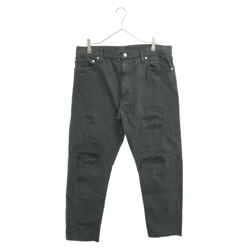 visvim 2020AW FLUXUS 10 SERGE CRASH デニム VISVIM (ヴィスヴィム) 20SS JOURNEYMAN PANTS BLK TACKED CRASH
