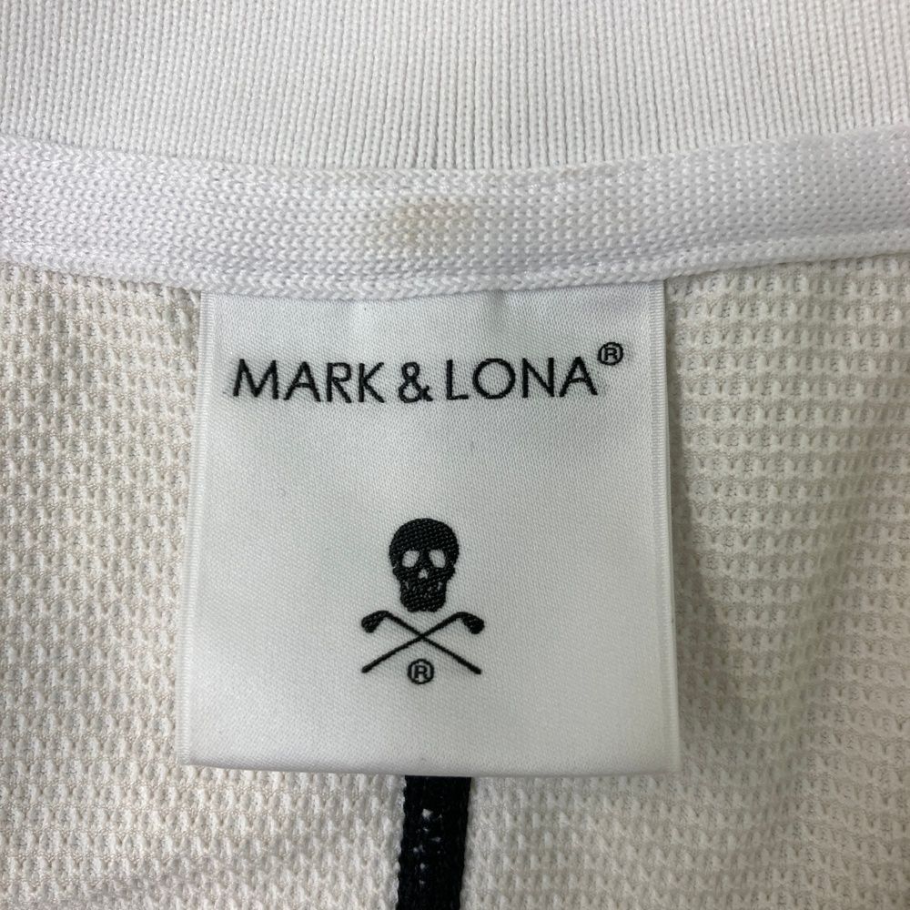 サイズ：44 MARK&LONA マークアンドロナ 半袖ポロシャツ ホワイト系