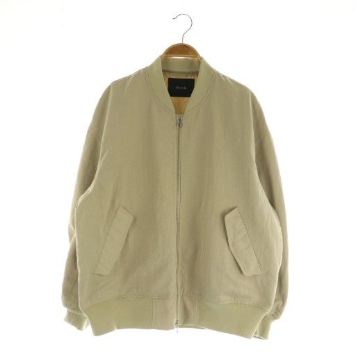 アルアバイル allureville 24SS ナイロンツイルMA-1 ブルゾン