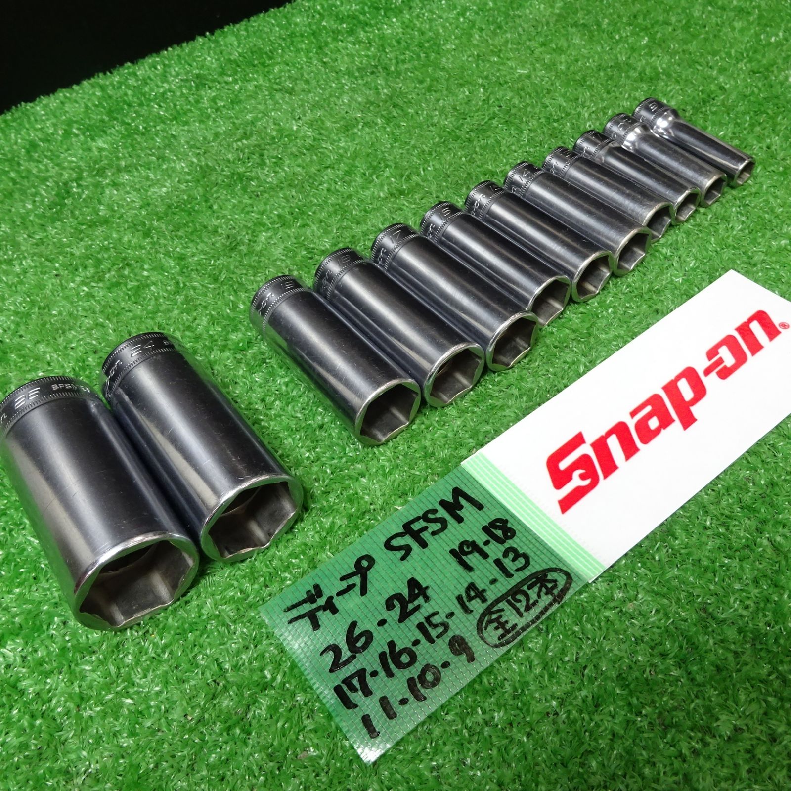 スナップオン|Snap-on 3|8sq ディープソケット SFSMシリーズ 12個セット 岩槻店