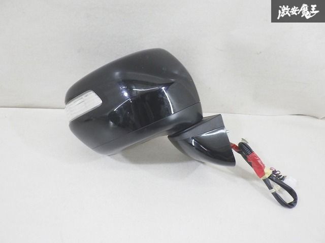 【保証付 ストア出品！】 ホンダ 純正 JF1 JF2 N-BOX ドアミラー サイドミラー ミラー ウインカー付 片側のみ 黒メタ系 11ピン 即納 棚13-3