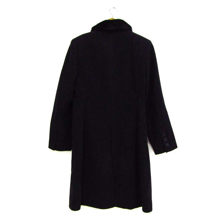 コムサデモード ステンカラーコート ウール混 ブランド アウター 日本製 レディース Mサイズ グレー COMME CA DU MODE