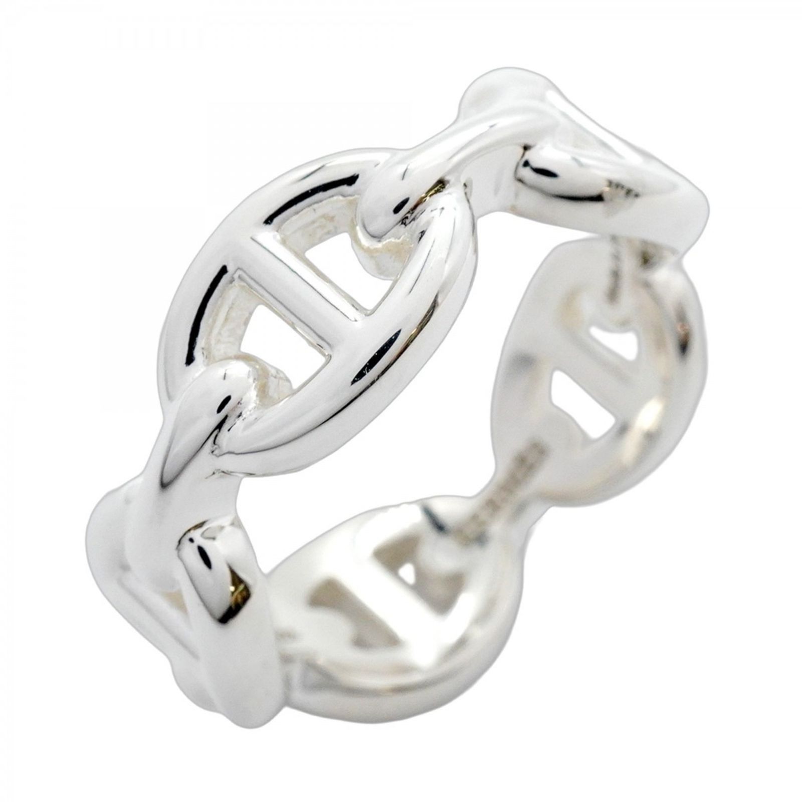 エルメス Hermes エルメス リング シェーヌダンクル アンシェネ シルバー925 ＃51レディース