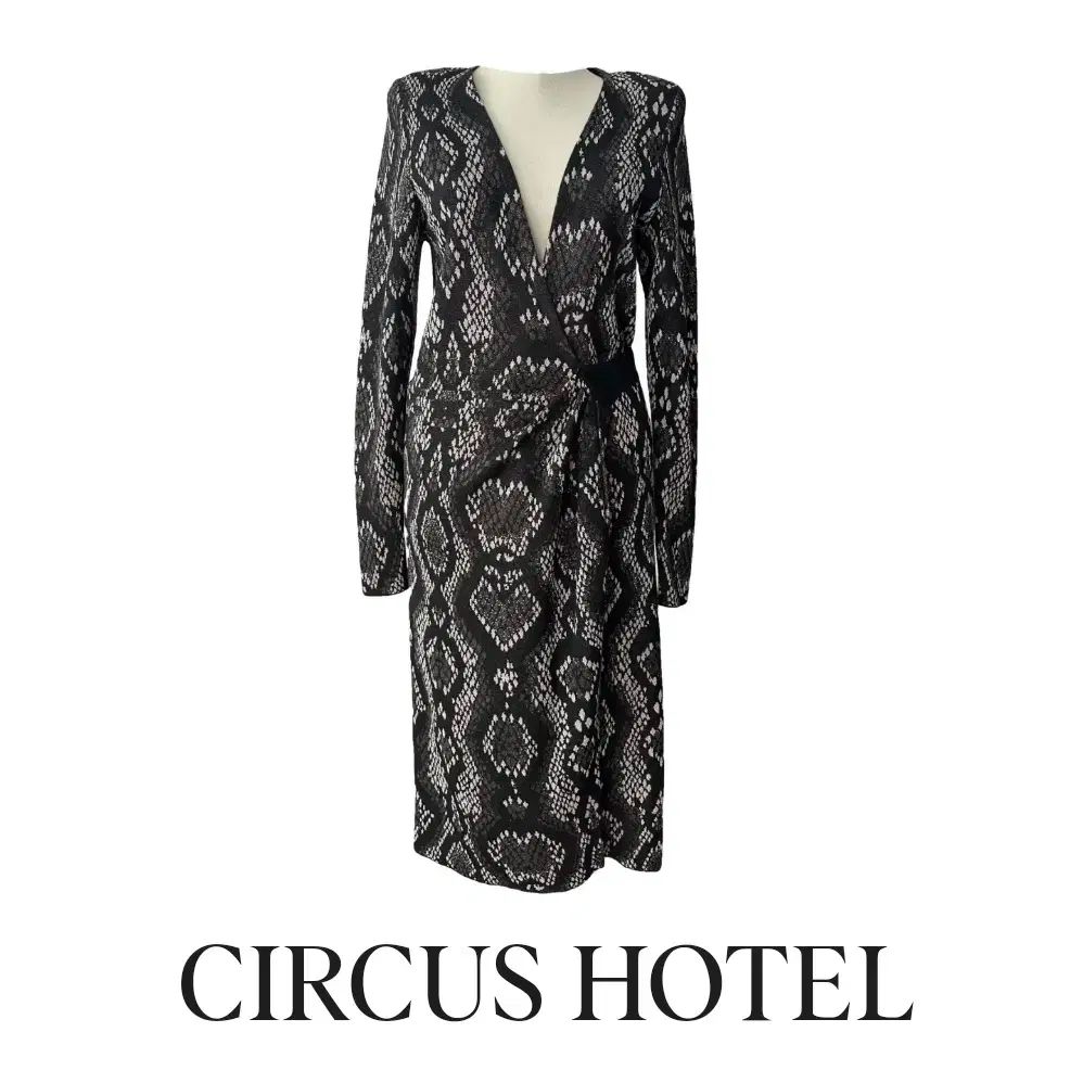 サーカスホテル CIRCUS HOTEL ラップ ニットワンピース 66 ー 77