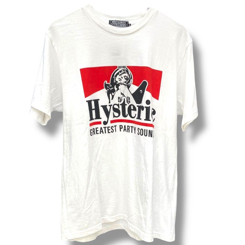 HYSTERIC GLAMOUR GREATEST PARTY SOUNDS Mサイズ ホワイト 02251CT52
