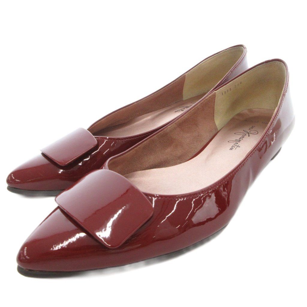 新品未使用】レペット 24.0㎝ パンプス ピンク ラメ リボン フラット