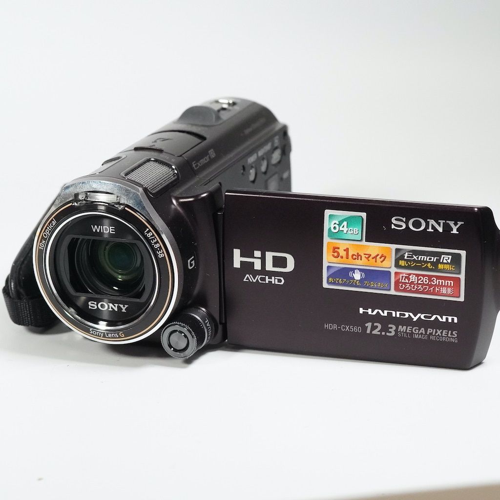 美品 SONY デジタルHDビデオカメラレコーダー HDR-CX560 ブラウン 楽天市場】【中古】ソニー SONY デジタルHDビデオカメラレコーダー