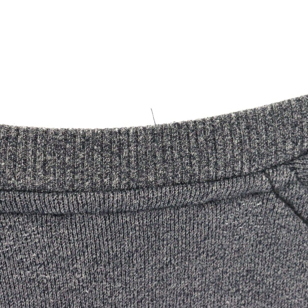 Acne Studios ネイビー クルーネックスウェット Acne Studios: ネイビー フリース クルーネック スウェット